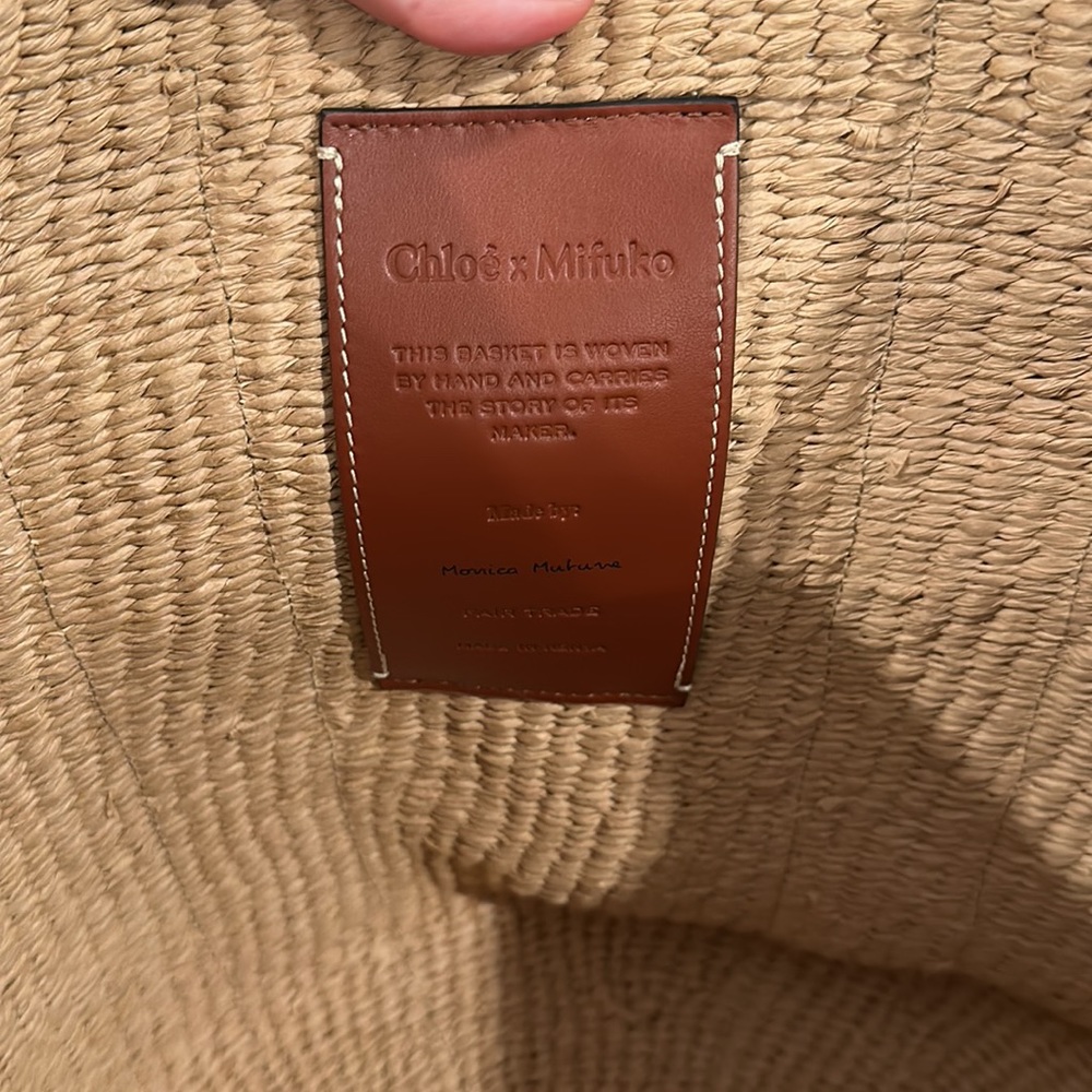 Chloe Tan and Cream Tote Bag - Picture 5 of 14
